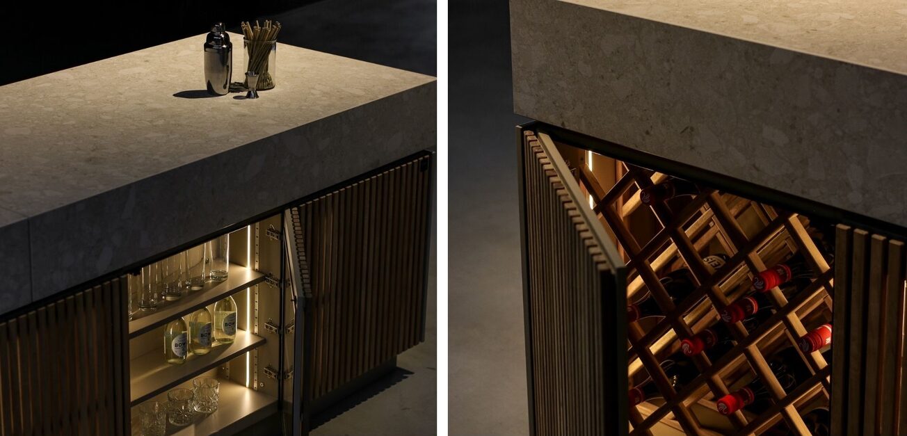 Cubic Floating Bar | Outdoor Kitchens | Space Modern