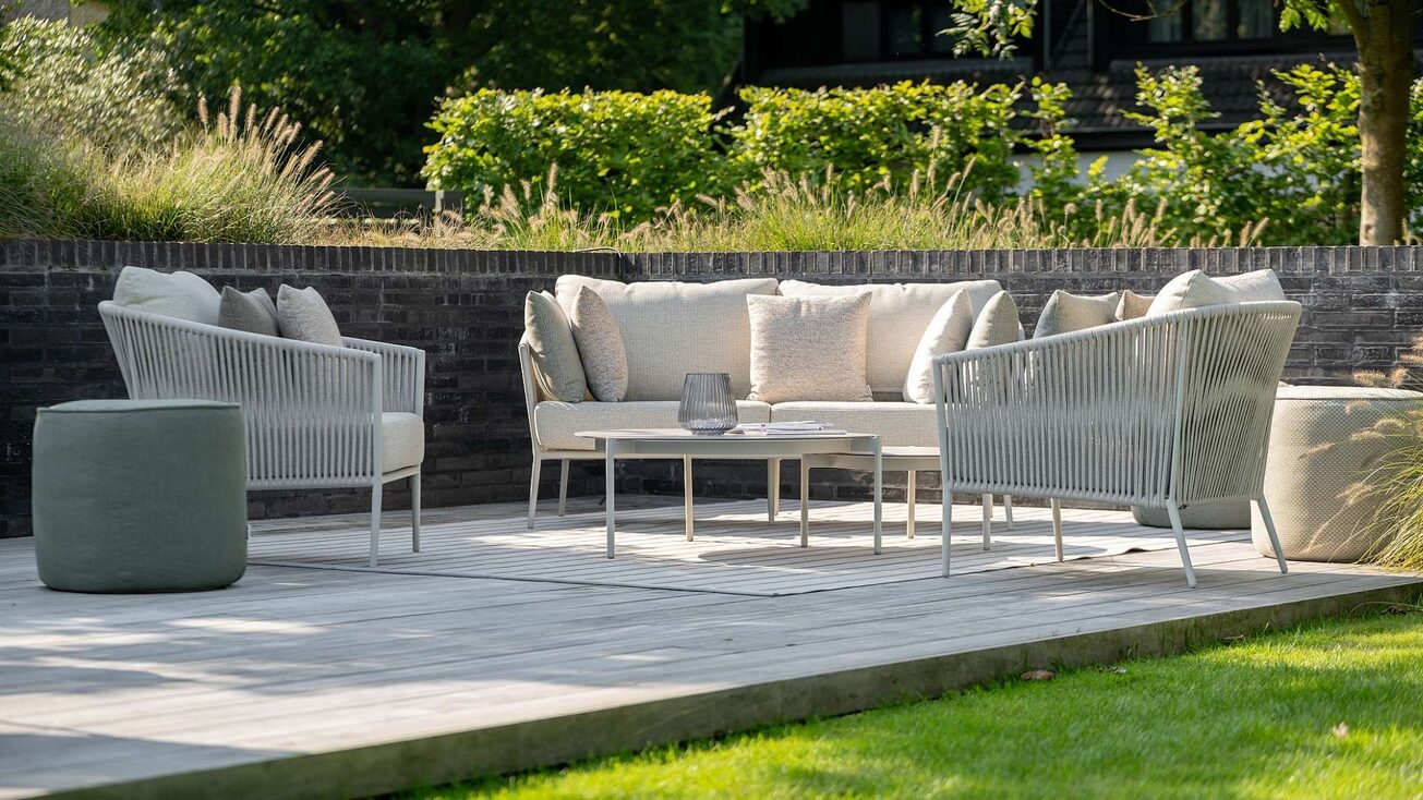 Fortuna Rope Outdoor Sofa | Outdoor Sofas | Space Modern