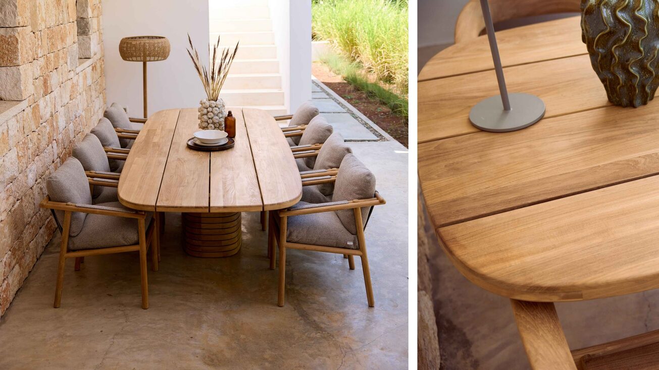 Mellow Oval Dining Table | Outdoor Dining Tables | Space Modern
